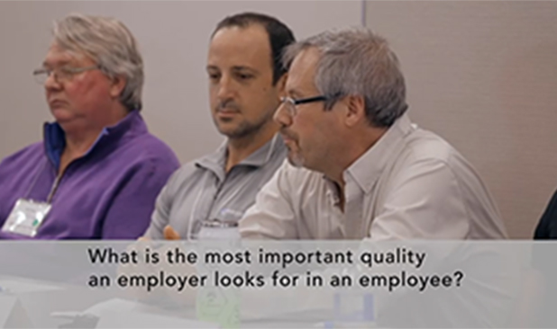 What is the most important quality an employer looks for in and employee?