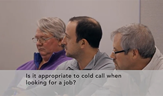 Is it appropriate to cold call when looking for a job?