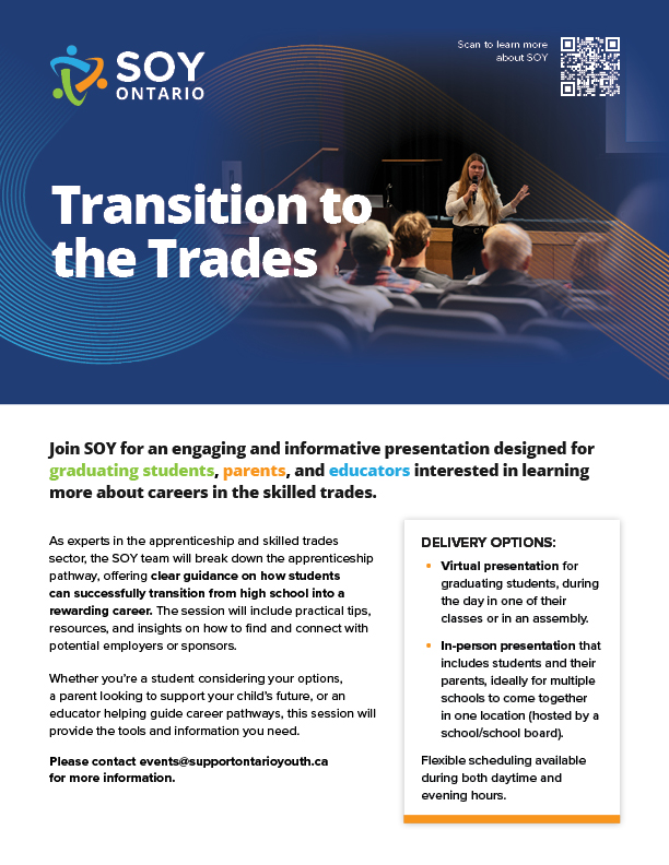 TRANSITION TO THE TRADES